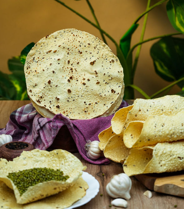 Moong Lahsun Special Papad